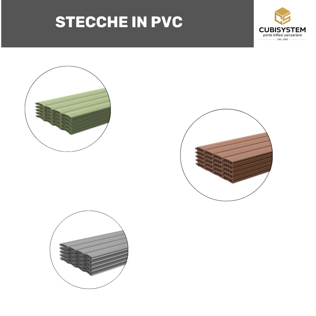 Stecche in PVC