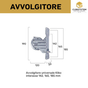Avvolgitore Universale Interasse