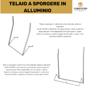 Telaio a Sporgere in Alluminio